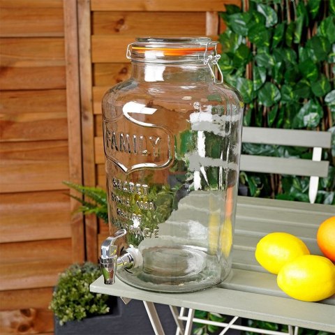 SŁÓJ SŁOIK DO NAPOJÓW Z KRANIKIEM 8L ELEGANCE CUISINE 139347