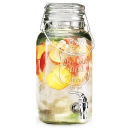 SŁÓJ SŁOIK DO NAPOJÓW Z KRANIKIEM SZKLANY 4L VILDE 125900