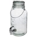 SŁÓJ SŁOIK DO NAPOJÓW Z KRANIKIEM SZKLANY 4L VILDE 125900
