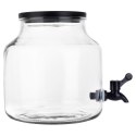 SŁÓJ SŁOIK DO NAPOJÓW Z KRANIKIEM SZKLANY 5,2L EXCELLENT HOUSEWARE 139653