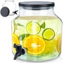 SŁÓJ SŁOIK DO NAPOJÓW Z KRANIKIEM SZKLANY 5,2L EXCELLENT HOUSEWARE 139653