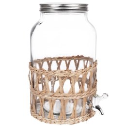 SŁÓJ SŁOIK DO NAPOJÓW Z KRANIKIEM SZKLANY 5,5L EXCELLENT HOUSEWARE 139141