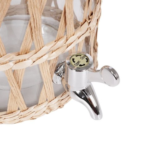 SŁÓJ SŁOIK DO NAPOJÓW Z KRANIKIEM SZKLANY 5,5L EXCELLENT HOUSEWARE 139141