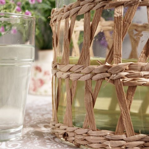 SŁÓJ SŁOIK DO NAPOJÓW Z KRANIKIEM SZKLANY 5,5L EXCELLENT HOUSEWARE 139141