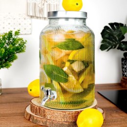 SŁÓJ SŁOIK DO NAPOJÓW Z KRANIKIEM SZKLANY 5,6L VILDE 139200