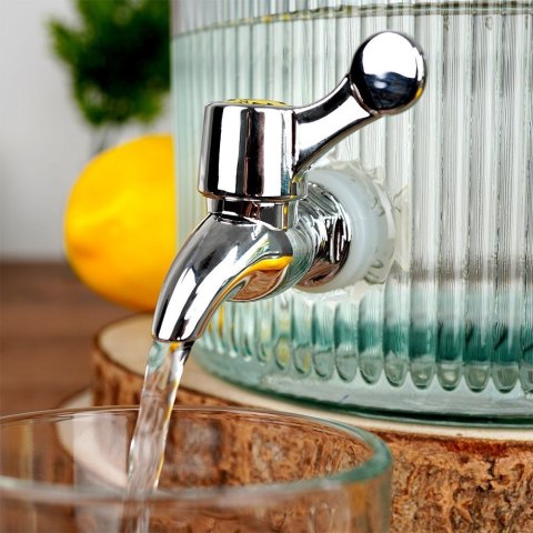 SŁÓJ SŁOIK DO NAPOJÓW Z KRANIKIEM SZKLANY 5,6L VILDE 139200