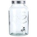 SŁÓJ SŁOIK DO NAPOJÓW Z KRANIKIEM SZKLANY 6,2L VILDE 139606