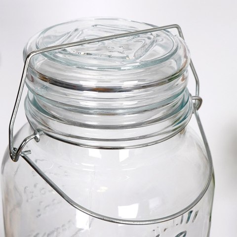 SŁÓJ SŁOIK DO NAPOJÓW Z KRANIKIEM ZE STOJAKIEM 4L VILDE 139438