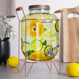 SŁÓJ SŁOIK DO NAPOJÓW Z KRANIKIEM ZE STOJAKIEM 5L VILDE 139373