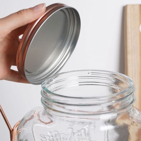 SŁÓJ SŁOIK DO NAPOJÓW Z KRANIKIEM ZE STOJAKIEM 5L VILDE 139373