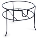 STOJAK POD SŁÓJ SŁOIK Z KRANIKIEM METALOWY CZARNY 23 CM VILDE 229072