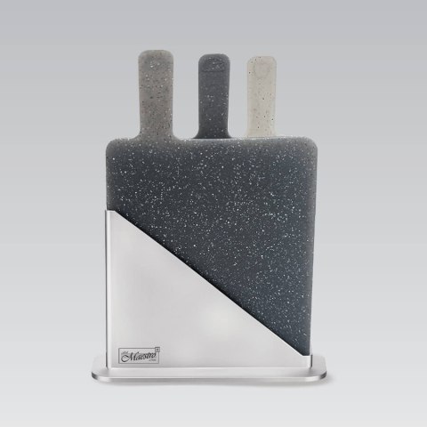 ZESTAW DESEK DO KROJENIA NA STOJAKU PODSTAWCE DESKA KUCHENNA MAESTRO MR-1789TG