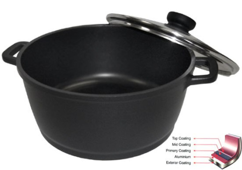 GARNEK KiNGHOFF TEFLONOWY 6.3L 28cm KH-3834 GARNEK KiNGHOFF TEFLONOWY 6.3L 28cm KH-3834