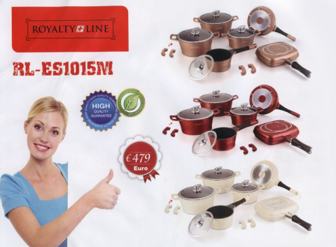 GARNKI MARMUROWE 15 ELE. ROYALTY LINE RL-ES1015M GARNKI MARMUROWE 15 ELE. ROYALTY LINE RL-ES1015M