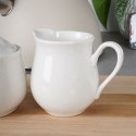 CUKIERNICZKA I MLECZNIK CUKIERNICA PORCELANOWA BIAŁA 2X150 ML ZESTAW 3 ELE ORION 153521
