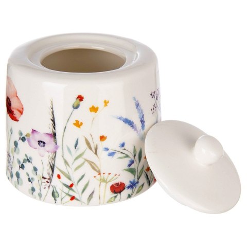CUKIERNICZKA PORCELANOWA CUKIERNICA POJEMNIK NA CUKIER BIAŁA MAKI 320 ML ORION 155405