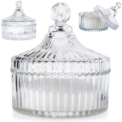 CUKIERNICZKA SZKLANA CUKIERNICA POJEMNIK NA CUKIER DUŻA 500ML ALPINA 139441