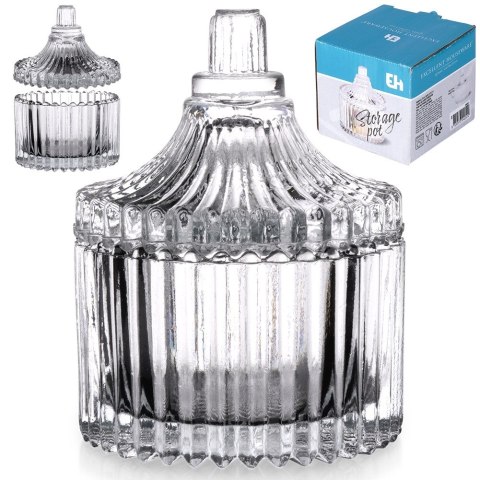 CUKIERNICZKA SZKLANA CUKIERNICA POJEMNIK NA CUKIER MAŁY 80ML EXCELLENT HOUSEWARE 139430