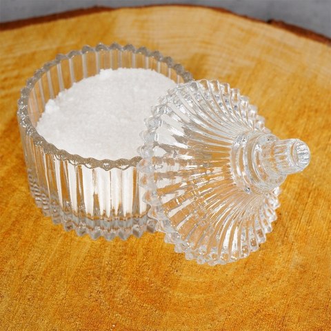 CUKIERNICZKA SZKLANA CUKIERNICA POJEMNIK NA CUKIER MAŁY 80ML EXCELLENT HOUSEWARE 139430