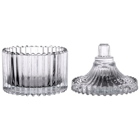 CUKIERNICZKA SZKLANA CUKIERNICA POJEMNIK NA CUKIER MAŁY 80ML EXCELLENT HOUSEWARE 139430