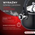 CZAJNIK STALOWY NA GAZ 2.8L INDUKCJA CZARNY MATOWY KLAUSBERG KB-7918