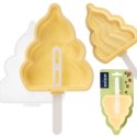 FOREMKA NA LODY SORBET FORMA DO LODÓW NA PATYKU SILIKONOWA Z POKRYWKĄ CHOINKA ORION 151798