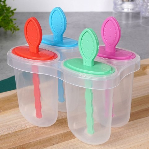 FOREMKI NA LODY FORMA DO LODÓW NA PATYKU 4 SZTUKI SORBET EXCELLENT HOUSEWARE 122223