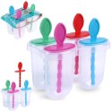 FOREMKI NA LODY FORMA DO LODÓW NA PATYKU 4 SZTUKI SORBET EXCELLENT HOUSEWARE 122223