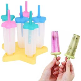 FOREMKI NA LODY FORMA DO LODÓW NA PATYKU 6 SZTUK SORBET EXCELLENT HOUSEWARE 259046-G