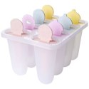 FOREMKI NA LODY FORMA DO LODÓW NA PATYKU 8 SZTUK SORBET FRESH&COLD 259257