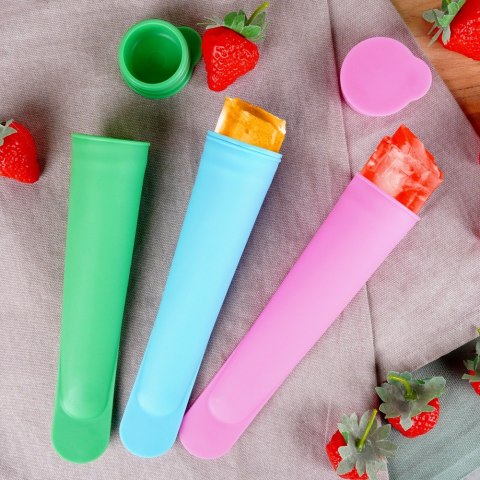 FOREMKI NA LODY FORMA DO LODÓW WODNYCH 100 ML 3 SZTUKI EXCELLENT HOUSEWARE 259404