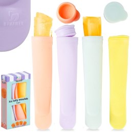 FORMA DO ROBIENIA LODÓW WODNYCH SILIKONOWA FOREMKI NA LODY 100ML 4 SZTUKI HIT 259665