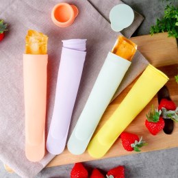 FORMA DO ROBIENIA LODÓW WODNYCH SILIKONOWA FOREMKI NA LODY 100ML 4 SZTUKI HIT 259665