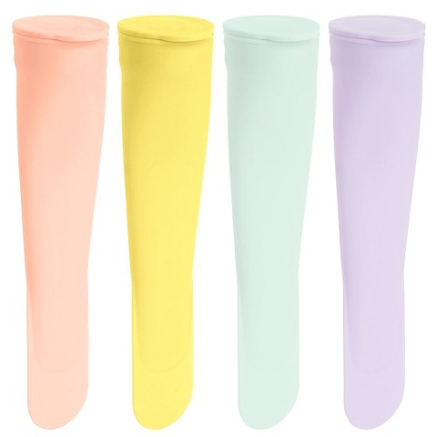 FORMA DO ROBIENIA LODÓW WODNYCH SILIKONOWA FOREMKI NA LODY 100ML 4 SZTUKI HIT 259665