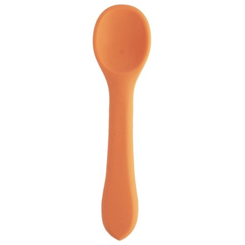 ŁYŻECZKA DZIECIĘCA SILIKONOWA DLA DZIECI DZIECKA 14CM POMARAŃCZOWA ORION 154207
