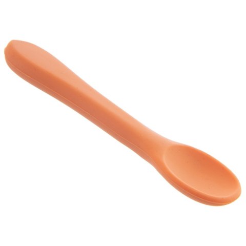 ŁYŻECZKA DZIECIĘCA SILIKONOWA DLA DZIECI DZIECKA 14CM POMARAŃCZOWA ORION 154207