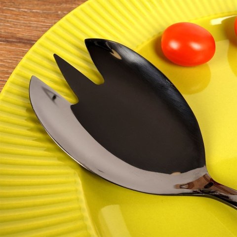 ŁYŻKA DO SERWOWANIA NAKŁADANIA SAŁATY STALOWA CZARNA BLACK 25CM ORION 144610