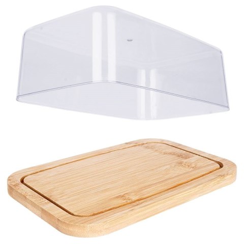 MASELNICZKA BAMBUSOWA MASELNICA POJEMNIK NA MASŁO EXCELLENT HOUSEWARE 150462