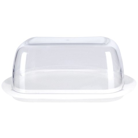MASELNICZKA PLASTIKOWA PRZEZROCZYSTA MASELNICA POJEMNIK NA MASŁO EXCELLENT HOUSEWARE 139306