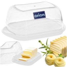 MASELNICZKA PLASTIKOWA PRZEZROCZYSTA MASELNICA POJEMNIK NA MASŁO ORION 150459