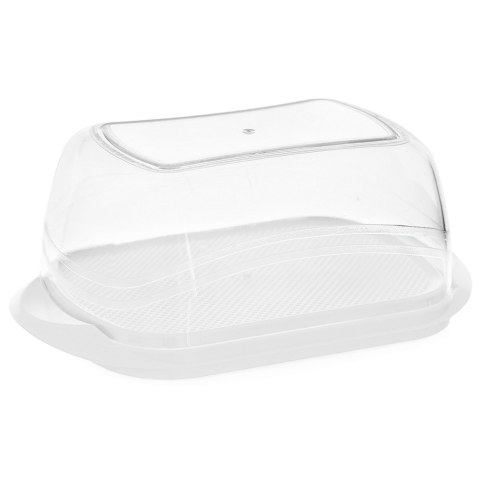 MASELNICZKA PLASTIKOWA PRZEZROCZYSTA MASELNICA POJEMNIK NA MASŁO ORION 150459