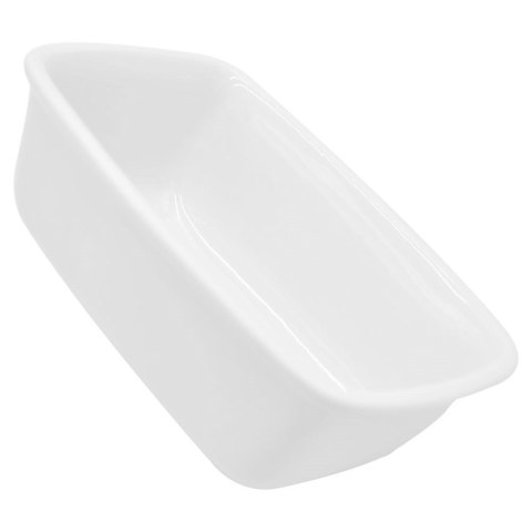 MASELNICZKA PORCELANOWA MASELNICA BIAŁA POJEMNIK NA MASŁO HIT 150436