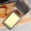 MASELNICZKA STALOWA BŁYSZCZĄCA MASELNICA POJEMNIK NA MASŁO EXCELLENT HOUSEWARE 139740