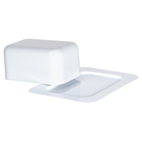 MASELNICZKA STALOWA MASELNICA BIAŁA POJEMNIK NA MASŁO VILDE 259629