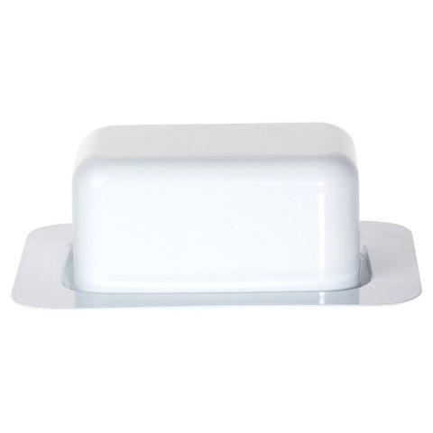 MASELNICZKA STALOWA MASELNICA BIAŁA POJEMNIK NA MASŁO VILDE 259629