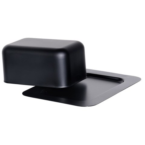 MASELNICZKA STALOWA MASELNICA CZARNA MATOWA POJEMNIK NA MASŁO VILDE 259628