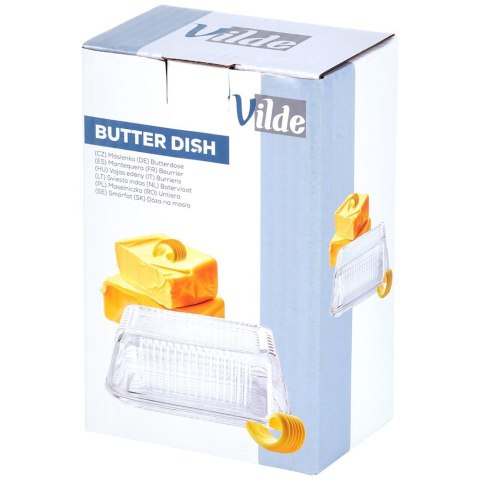 MASELNICZKA SZKLANA MASELNICA POJEMNIK NA MASŁO VILDE 139610
