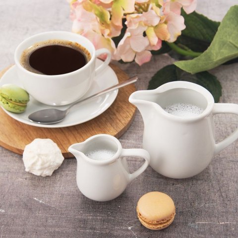 MLECZNIK PORCELANOWY BIAŁY DZBANUSZEK NA MLEKO SOS MONA 260ML ORION 155305