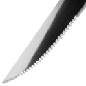 NOŻE DO STEKÓW BURGERÓW PIZZY MIĘS SZTUĆCE STALOWE 24.5CM 4 SZTUKI VAGGAN 139163
