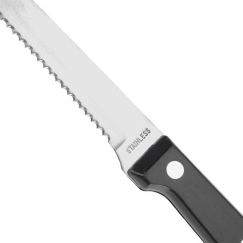 NOŻE DO STEKÓW BURGERÓW PIZZY MIĘS SZTUĆCE STALOWE 4 SZTUKI EXCELLENT HOUSEWARE 139076